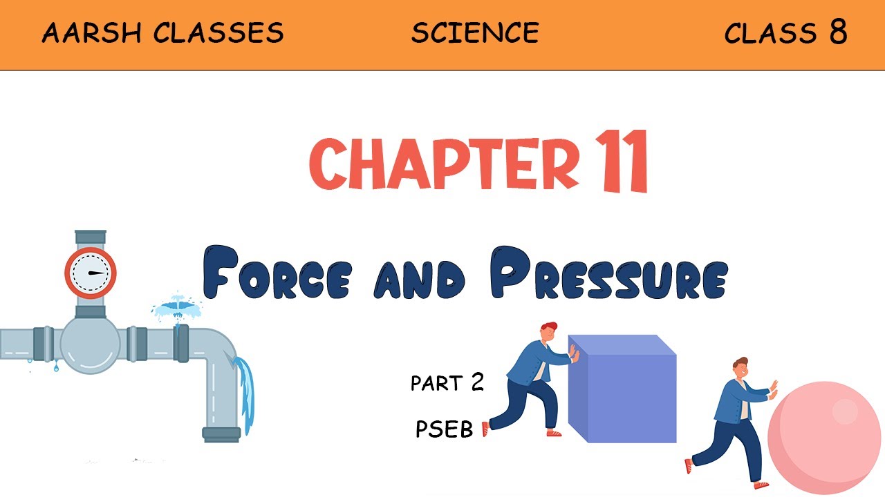 Class 8 PSEB Science - Force and Pressure Chapter 11 (Part -2) #pseb # ...