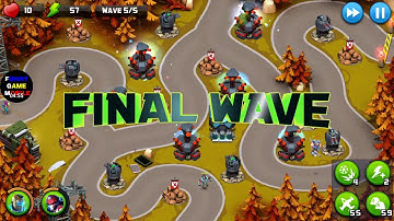 FGMobile - Alien Creeps TD: Event You Only Die Twice ( Insane with laser vs machine )