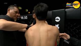 ไฮไลท์มวย ตะวันฉาย พี.เค.แสนชัยมวยไทยยิม vs. นิคลาส ลาร์เซน l ONE Championship : 158