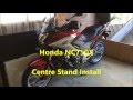 Honda nc750x centre stand install
