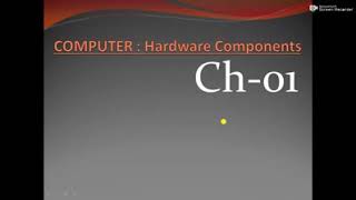 Class 7 , CBSE , chapter 01 , IT , computer , hardware components , part 1