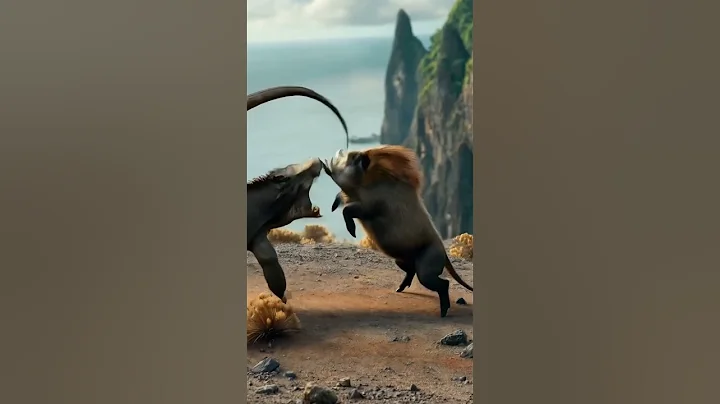 Komodo Dragon vs Wild Boar Intense Battle
