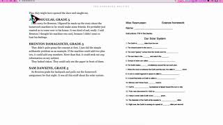 Ch 2 Homework Machine