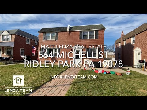 564 Michell St, Ridley Park, PA home video tour