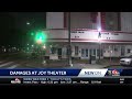 Joy Theater damaged overnight