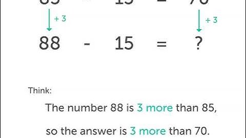 How to use the compensation strategy for subtraction | Subtraction | Year 3