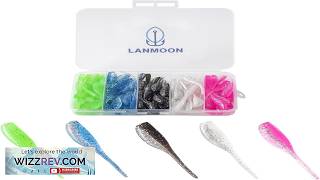 100pcs Crappie Lures Kit Crappie Jig Heads and Crappie Baits Soft Plastic