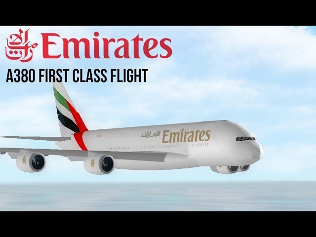 Roblox Emirates A380 First Class Flight Youtube - a380 is gigantic sfs flight sim roblox roblox video