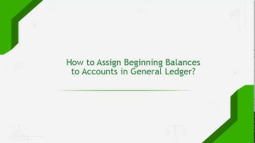 How to Set Beginning Balances Sage 50 General Ledger Accounts #sage   #sage50canada #sage50uk