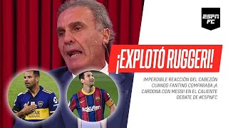 ¡#RUGGERI CONTRA TODOS! El Cabezón EXPLOTÓ cuando #Fantino comparó a #Cardona ¡CON #MESSI!