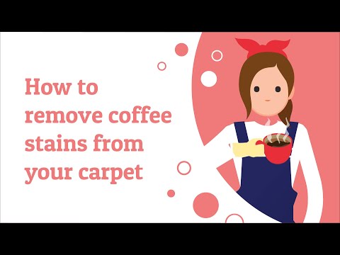 How to remove coffee stains from your carpet
