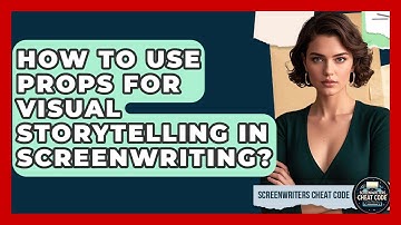 How To Use Props For Visual Storytelling In Screenwriting? - Screenwriter