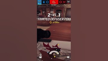 NINJA DEFUSE AND CLUTCH #rainbowsixsiege #foryou #r6siege #r6le #4u #r6sace #r6shorts #r6s #r6hub