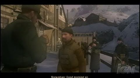 Commandos Strike Force PC Games Gameplay - Taking the fjord