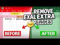 Removing Extra Spaces in Excel | TRIM Function & Data Cleaning Explained