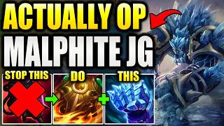 EVERYBODY BUILD MALPHITE JUNGLE WRONG... HE'S ACTUALLY BROKEN!