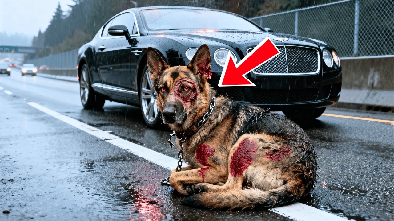 A Stray Dog Kept Chasing A Billionaire’s Car For Help—What Happened Next Was Unexpected.