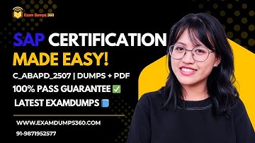 #sapcertification | SAP Certified Associate – Back-End Developer – ABAP Cloud Certification