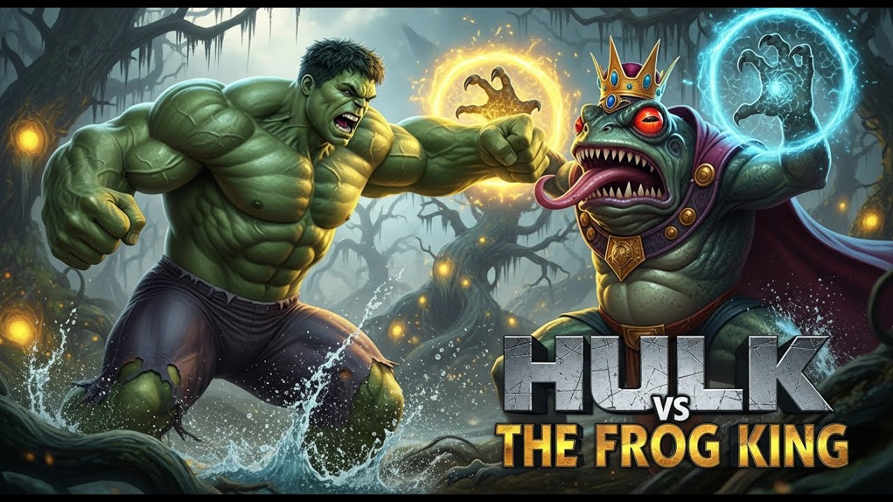 HULK vs The Frog King: The Ultimate Swamp Showdown! - YouTube