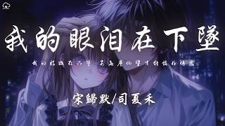 宋歸默/司夏禾 - 我的眼淚在下墜「我的眼淚在下墜 要怎麼仰望才能接住傷悲」【動態歌詞/PinyinLyrics】♪