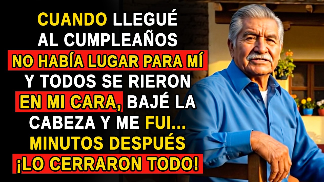 MI HIJA ME INVITÓ A SU CUMPLEAÑOS PERO CUANDO LLEGUÉ ME DIJO: NO HAY LUGAR PARA TI
