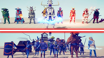 NECROMANCER SENSEI OF ALL SENSEI vs EVERY FACTION | Totally Accurate Battle Simulator TABS