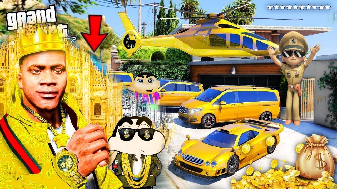 FRANKLIN TOUCH ANYTHING BECOME GOLD & DIAMOND 2.0 ll EVERYTHING IS FREE IN GTA5