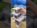 Huge White Foundation Mini House 🤍🏠 Part 6 #minisatisfying #minibuild #satisfying