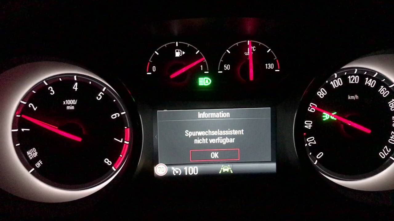 Opel Astra K Spurwechselassistent Fehler YouTube