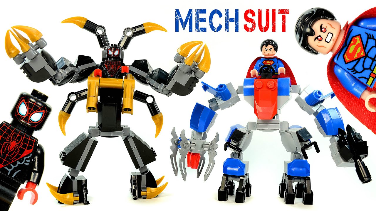 all lego marvel mech sets