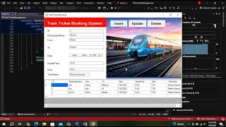 Train Ticket Booking System Using C#