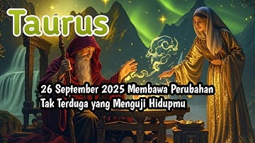 Ramalan Taurus ‼️ 26 September 2025 Membawa Perubahan Tak Terduga yang Menguji Hidupmu