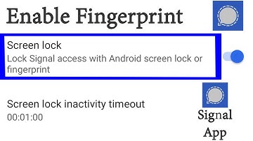 Signal App Par Fingerprint Kaise Add Kare 2021 !! How to Enable Mobile Fingerprint on Signal App