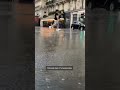 Hail Blankets Paris Streets During Weekend Storm