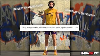 BIGGEST change to NBA 2K20 - PATCH 1.08