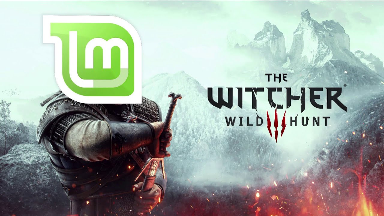 Playing Witcher 3 on Linux Mint 21 Vanessa - YouTube