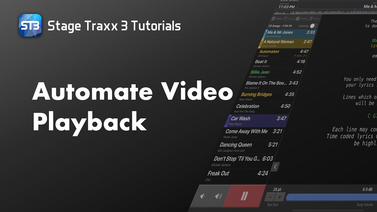 Automate Video Playback with Stage Traxx & Stage Cue