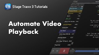 Automate Video Playback with Stage Traxx & Stage Cue screenshot 5