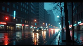 Glass Lanterns – Echo Drift | Lo fi Chill Beneath the City Rain