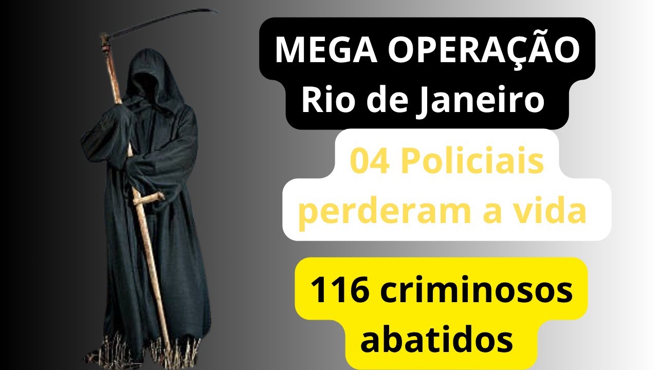 04 GUERREIROS DO BOP PERDEM A VIDA NO Rio de Janeiro