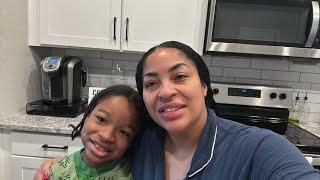 Justine is cooking breakfast on Mother’s Day!