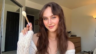 Lofi ASMR ~ Doing Your Makeup! (gum chewing, personal attention, whispering, tapping)
