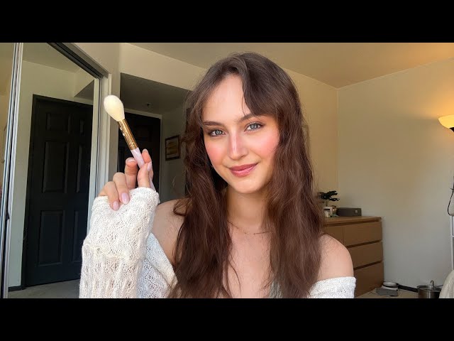Lofi ASMR ~ Doing Your Makeup! (gum chewing, personal attention, whispering, tapping)