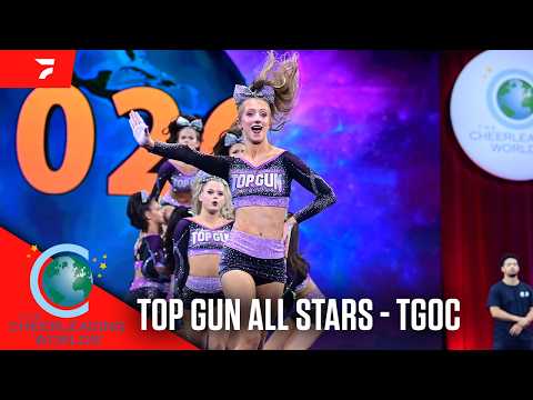 Top Gun All Stars TGOC Full Routine at The Cheerleading Worlds 2026 | Live Commentary + Interviews