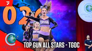 Top Gun All Stars TGOC Full Routine at The Cheerleading Worlds 2026 | Live Commentary + Interviews