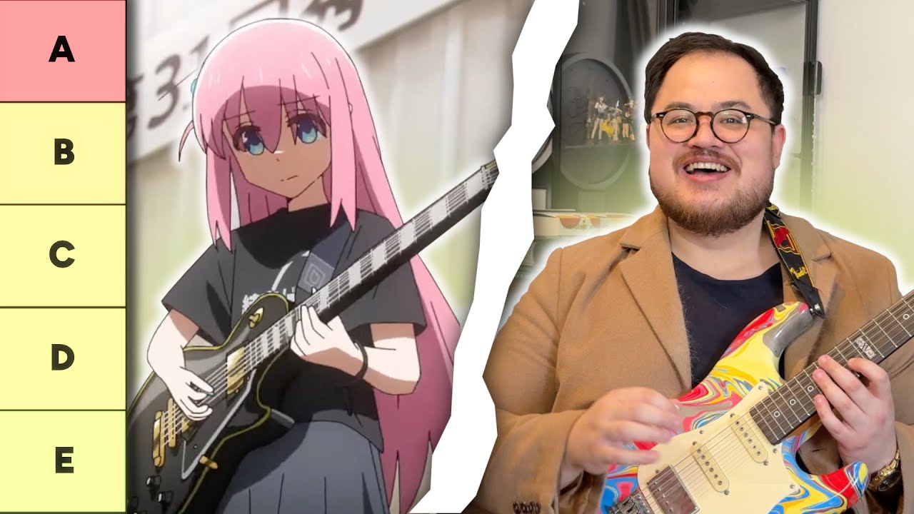 Ranking Bocchi The Rock! Guitar Solos (EASIEST TO HARDEST)