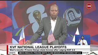 KVF Playoffs I Prisons Kenya claim bronze after edging KDF 3-2
