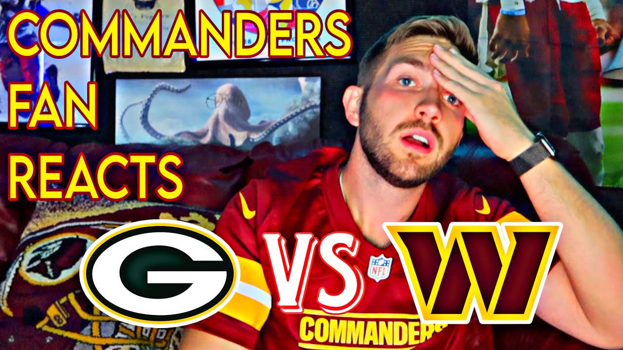 Commanders Fan Reacts to Disappointing Loss to Packers | Week 2 (2025 ...