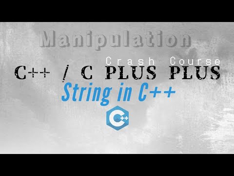 String Manipulation in C++ - YouTube