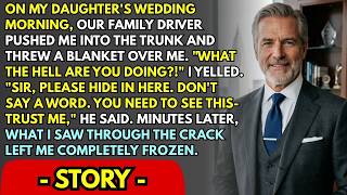 “Don’t Say A Word. Trust Me.” The Driver Pushed Me Into The Trunk On My Daughter’s Wedding Morning.